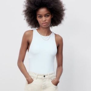 ZARA Halterneck Bodysuit